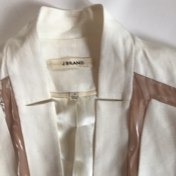 🤍J BRAND White & Sheer Blazer - Picture 9 of 11